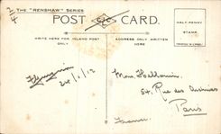 Senora del usignuolo de la POSTAL de la VENDIMIA