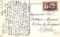 CPA Chrea Refuge du Ski Algerie 