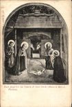 POSTAL Firenze Beato Angelico Nascila di Gesu Cristo Museo S Marco Firenze de la VENDIMIA