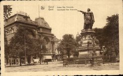 VINTAGE POSTCARD Ghent Rules Van Arlevelde