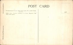 VINTAGE POSTCARD Buckingham Palace From The Lake St James Park London