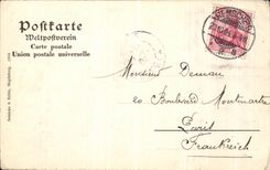 VINTAGE POSTCARD Remscheid Stadtparkhalle U Bismarckturm