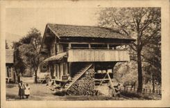 VINTAGE POSTCARD Locle Motreua House