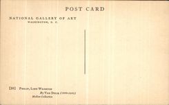 CPA National Gallery Of Art Washington D C Van Dyck Philip Lord Wharton