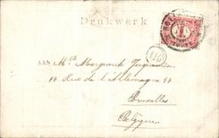 VINTAGE POSTCARD Leed Angel