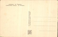 VINTAGE POSTCARD Expostion International Paris 1937 House Of L Italy