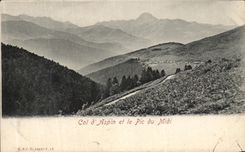 VINTAGE POSTCARD Collar D Aspin and the Peak of midday