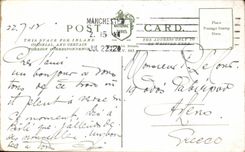 VINTAGE POSTCARD Exchange Station and Cromwell S Manchester Monument