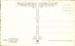 VINTAGE POSTCARD Venezia Big shot dei Sospiri Pont of the Sighs