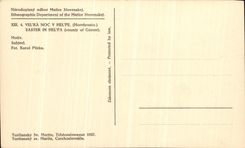 VINTAGE POSTCARD child shepherd and lamb Slovakia Sheep