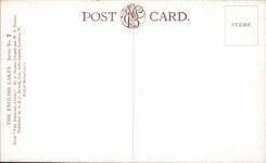 VINTAGE POSTCARD The old Ferry Windermere Boat