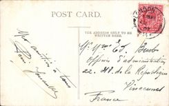 VINTAGE POSTCARD The new Old Bailey London