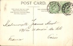 VINTAGE POSTCARD Leeds Boar Lane