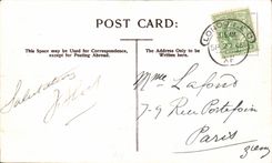 VINTAGE POSTCARD London Bridge London Boats