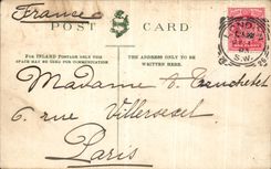 VINTAGE POSTCARD The Houses off Parliment London