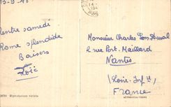 La POSTAL Roma Ponte de la VENDIMIA elige E S Pietra