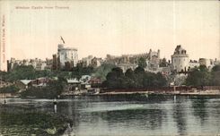 POSTAL Windeor Castie de la VENDIMIA de Thames
