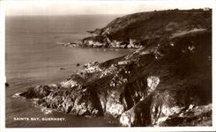 VINTAGE POSTCARD Holy Bay Guernsey