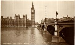 VINTAGE POSTCARD London Westhimster