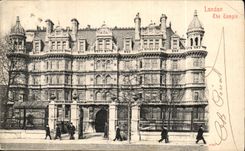 VINTAGE POSTCARD London The Temple