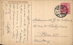 VINTAGE POSTCARD Die Feindlichen BruderRuien Sternberg und Liebenstein