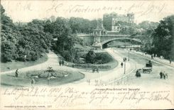 VINTAGE POSTCARD Hamburg Kersten Miles Brucke MIT Seewarte