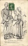 CPA Ine Droless Pienne De R Marque Folklore Costume Illustrateur