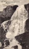 CPA Valle Stura Cascata Dell Ischiator 