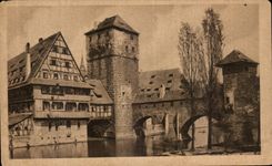 VINTAGE POSTCARD Nurnberg Henkersteg