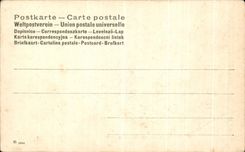 VINTAGE POSTCARD playing child of the flute