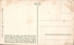VINTAGE POSTCARD beautiful Ferroniere Leonardo da Vinci