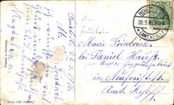 VINTAGE POSTCARD Child and flowers