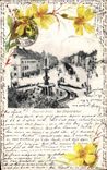 VINTAGE POSTCARD Chaux of Makes Street Leopold Robert Suisse