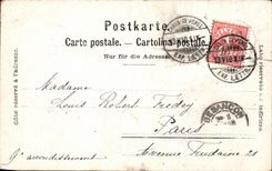 CPA Chaux de Font Rue Leopold Robert Suisse