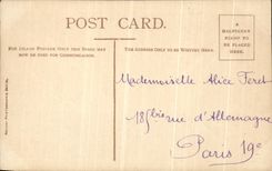 VINTAGE POSTCARD HM King Edward President Loubet in London