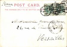 VINTAGE POSTCARD Guildahall Plymouth public garden