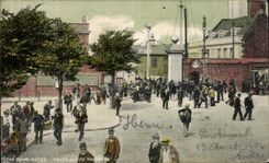 VINTAGE POSTCARD The hand spoil Portsmouth Dockyard