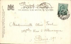 VINTAGE POSTCARD The Prince Princess Off Wales Arriving At The Abbey London