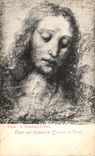 VINTAGE POSTCARD Milano R Pinacoleca di Brera Tested del Redentoire Leonardo da Vinci