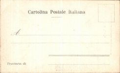 El La Scala de Palazzo Del Bargello de la POSTAL de la VENDIMIA pavimento Citta Dei Nori Invio Saluti Affettuosi Firenze