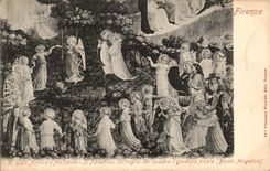 POSTAL Firenze Antica E Moderna Ji Paradiso de la VENDIMIA