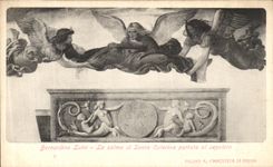 CPA Bernardino Luini La Saima di Santa Caterina Portata al Sepolcro