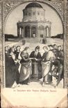 VINTAGE POSTCARD Sposalizo della Vergine Raffaello Sanzio