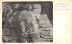 VINTAGE POSTCARD Milano Finacoteca Di Brera Crisio Morio Andrea Mantegna