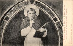 Silenzio del Al del accenna del che del martire del museo S Marco S Pedro S Pedro de Firenze de la POSTAL de la VENDIMIA