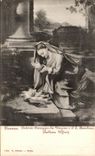 POSTAL Firenze Antonio Correggio Vergine E de la VENDIMIA el S Bombino