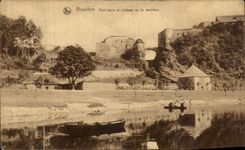 VINTAGE POSTCARD Bubble Bridge levis and Castle Seen Of Behind