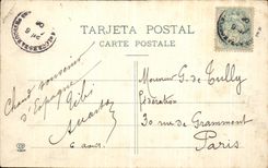 VINTAGE POSTCARD Los Pirineos Valley of Aran the general Vista