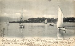 CPA Le Port d Quchy Bateaux