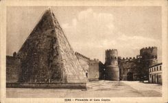 CPA Roma Piramide di Caio Cestlo